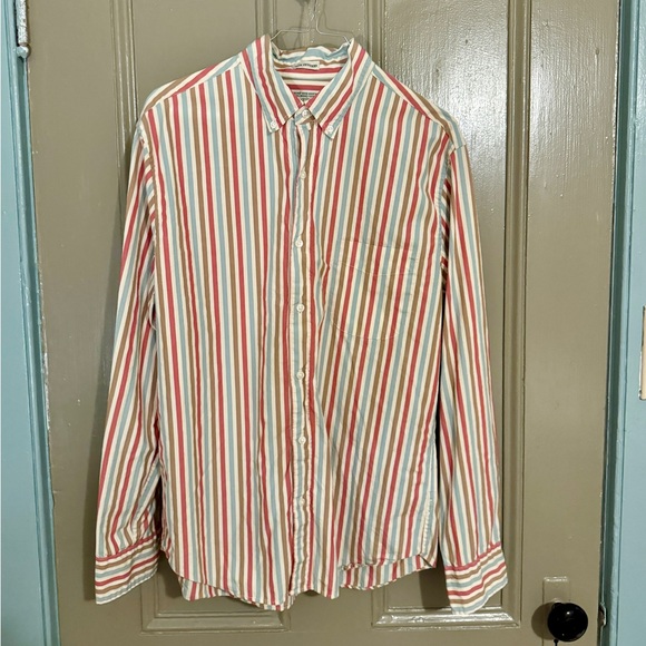 J. Crew Men’s Slim Organic Cotton Shirt - Picture 1 of 3